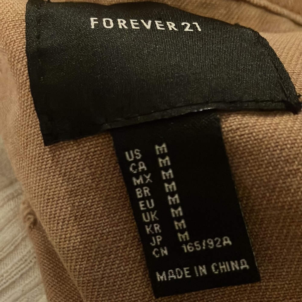 Distressed tan denim jacket - Picture 8 of 13